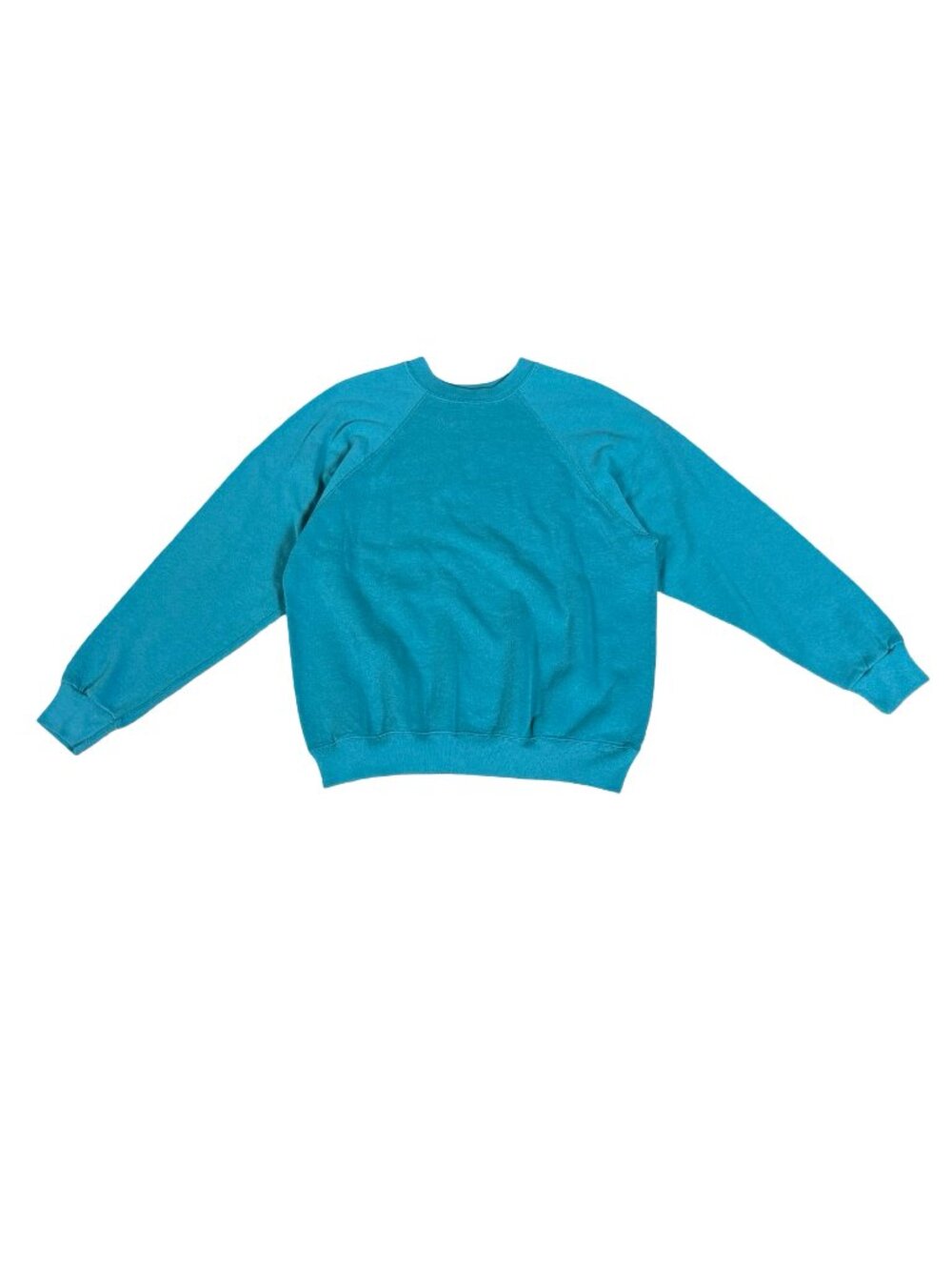 Vintage 1990s Tultex Light Green Crewneck Sweatshirt Made in USA
